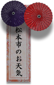 松本のお天気